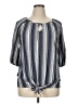 Rain Blue 3/4 Sleeve Blouse Size XL - photo 1