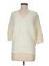 Uniqlo 100% Cotton Ivory Pullover Sweater Size M - photo 1
