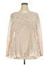 Indigo Soul Ivory Long Sleeve Blouse Size 2X - photo 1