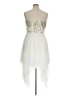 B. Darlin 100% Polyester Ivory Cocktail Dress Size 14 - 15 - photo 2