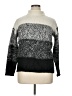 Angashion Color Block Gray Turtleneck Sweater Size XL - photo 1