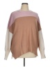 Lillusory Color Block Brown Pullover Sweater Size XL - photo 1