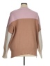 Lillusory Color Block Brown Pullover Sweater Size XL - photo 2
