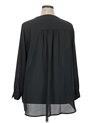 Joan Vass New York Long Sleeve Blouse (view 2)
