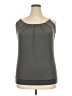 Fee Et Rit 100% Polyester Gray Sleeveless Blouse Size 18 - photo 1