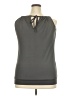 Fee Et Rit 100% Polyester Gray Sleeveless Blouse Size 18 - photo 2