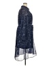 Lane Bryant 100% Polyester Paisley Blue Casual Dress Size 22 - photo 4