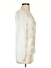 Ann Taylor 100% Nylon Ivory Long Sleeve Blouse Size XS - photo 4