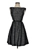 Aqua Paisley Gray Cocktail Dress Size 0 - photo 1