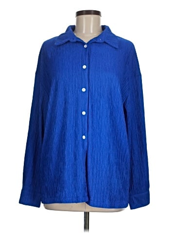 Unbranded Long Sleeve Button-Down Shirt (view 1)