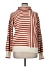Unbranded 100% Polyester Stripes Red Turtleneck Sweater Size XL - photo 1