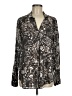 Pilcro Paisley Black Long Sleeve Blouse Size M - photo 1