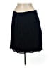 Talbots 100% Cotton Black Blue Formal Skirt Size 8 - photo 2