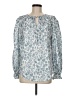 Unbranded 100% Polyester Blue Long Sleeve Blouse Size M - photo 1