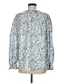 Unbranded 100% Polyester Blue Long Sleeve Blouse Size M - photo 2