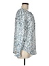 Unbranded 100% Polyester Blue Long Sleeve Blouse Size M - photo 4