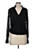 Express Black Long Sleeve Blouse Size M - photo 1