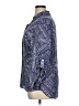 Side Stitch 100% Rayon Blue 3/4 Sleeve Button-Down Shirt Size XL - photo 5