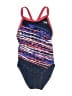 TYR 100% Polyester Graphic Blue Black One Piece Swimsuit Size XS (kids) - photo 1