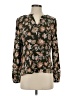 Draper James 100% Polyester Floral Brown Long Sleeve Blouse Size S - photo 1