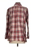 Free People Plaid Red Long Sleeve Button-Down Shirt Size S - photo 2