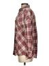 Free People Plaid Red Long Sleeve Button-Down Shirt Size S - photo 5