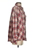Free People Plaid Red Long Sleeve Button-Down Shirt Size S - photo 4