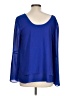 Aryeh Blue Long Sleeve Blouse Size L - photo 2