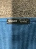 Shein Blue 3/4 Sleeve T-Shirt Size 4 - photo 7