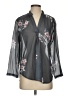 Unbranded Gray 3/4 Sleeve Blouse Size S - photo 1