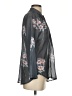 Unbranded Gray 3/4 Sleeve Blouse Size S - photo 4