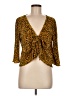 Karlie Gold 3/4 Sleeve Top Size M - photo 1