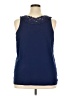 Lane Bryant Blue Sleeveless Blouse Size 26 - photo 2