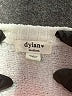 Dylan 100% Polyester Solid Ivory Pullover Sweater Size M - photo 6