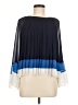 Joie 100% Polyester Blue 3/4 Sleeve Blouse Size M - photo 1