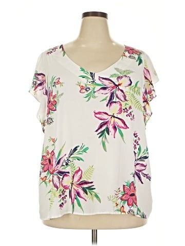Michel Studio Short Sleeve Blouse (view 1)