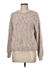 Ivy + Main Tweed Silver Ivory Pullover Sweater Size M - photo 1