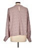 Unbranded 100% Polyester Pink Long Sleeve Blouse Size L (estimated) - photo 2