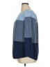 Karen Scott 100% Cotton Color Block Blue Pullover Sweater Size XL - photo 5