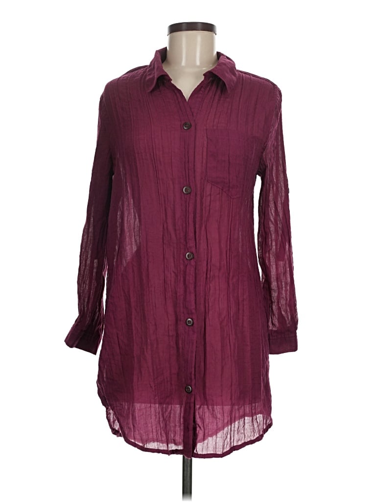 Pre-owned Mynah Casual Dress In Burgundy