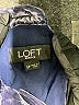 Ann Taylor LOFT 100% Polyester Metallic Blue Jumpsuit Size S - photo 4