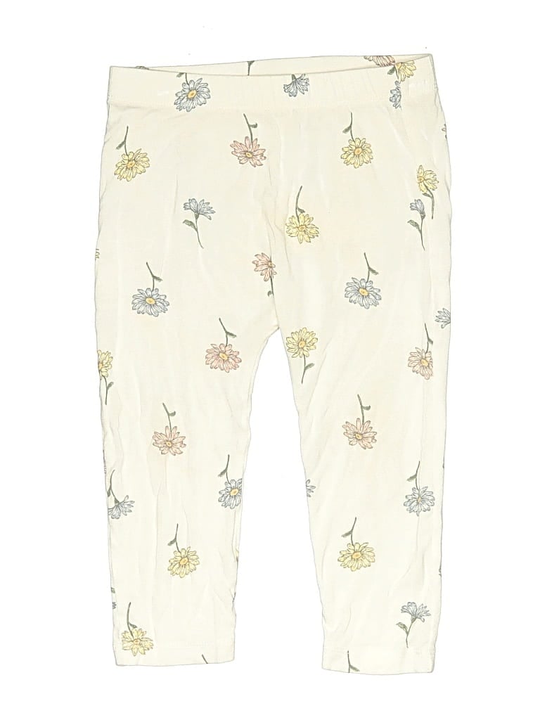 Pre-owned Carter's Kids' Casual Pants In White