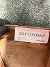 Self Contrast Tan Long Sleeve Blouse Size S - photo 7