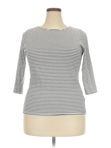 M&S Collection 3/4 Sleeve T-Shirt (view 1)