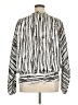 MICHAEL Michael Kors 100% Polyester Silver Long Sleeve Blouse Size XL - photo 2