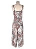 BCBGeneration 100% Rayon Graphic Ivory Jumpsuit Size S - photo 2