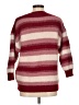 Unbranded Stripes Burgundy Pullover Sweater Size M (estimated) - photo 2