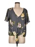 Nine Britton Gray Short Sleeve Blouse Size M - photo 1