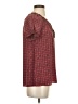 Joie 100% Silk Red Short Sleeve Silk Top Size XS - photo 4