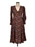 Boden Floral Brown Casual Dress Size 8 (petite) - photo 1